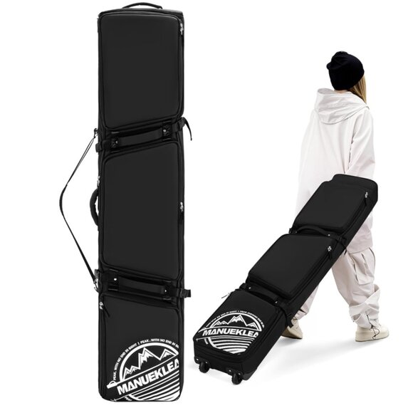 Rolling Ski Travel Bag170-184 cm Durable & Waterproof
